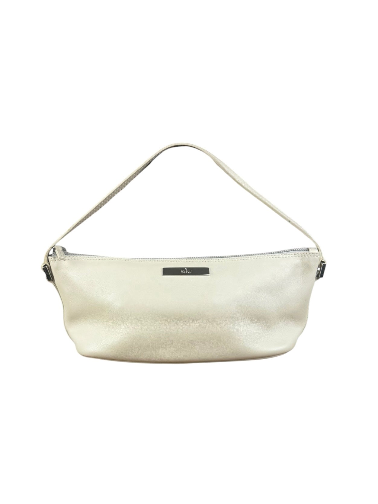Gucci Off-White Leather Mini Hobo Pochette