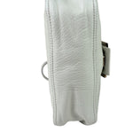Fendi White Leather Baguette
