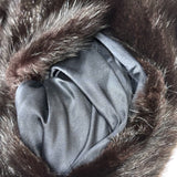 Moonbat Vintage Black Fox Fur Coat