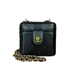 Chanel Lambskin Quilted Leather Cosmetic Bag