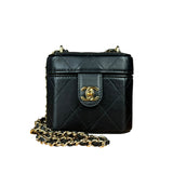 Chanel Lambskin Quilted Leather Cosmetic Bag