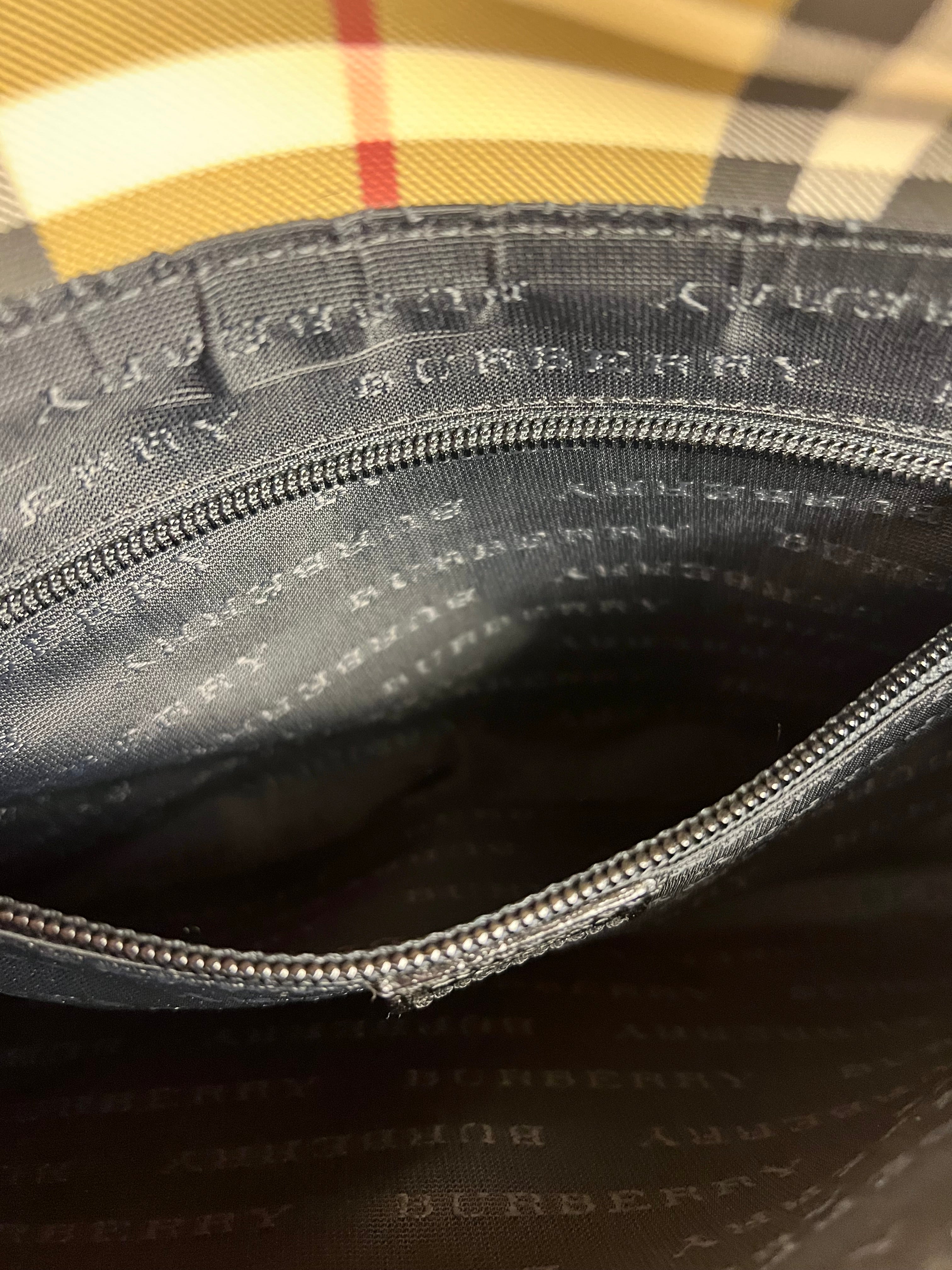 Burberrys Nova Check Flap Shoulder Bag