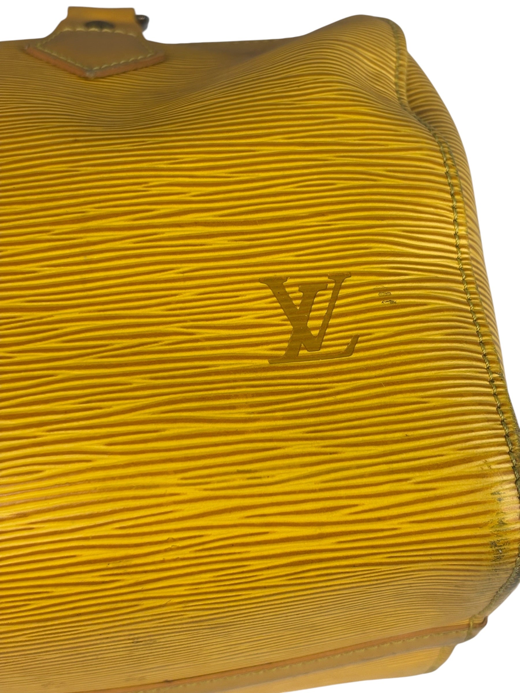 Louis Vuitton Yellow Epi Leather Speedy 25
