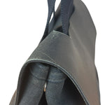 Hermes Black Canvas Leather Valparaiso Handbag