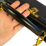 Hermes Kelly 32 Black Box Leather 1991