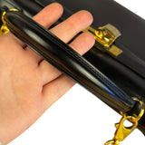 Hermes Kelly 32 Black Box Leather 1991