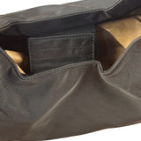 Prada Vintage Black Nylon Hobo Shoulder Bag