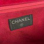 Chanel Red Patent Chocolate Bar Chain Flap Bag 2000