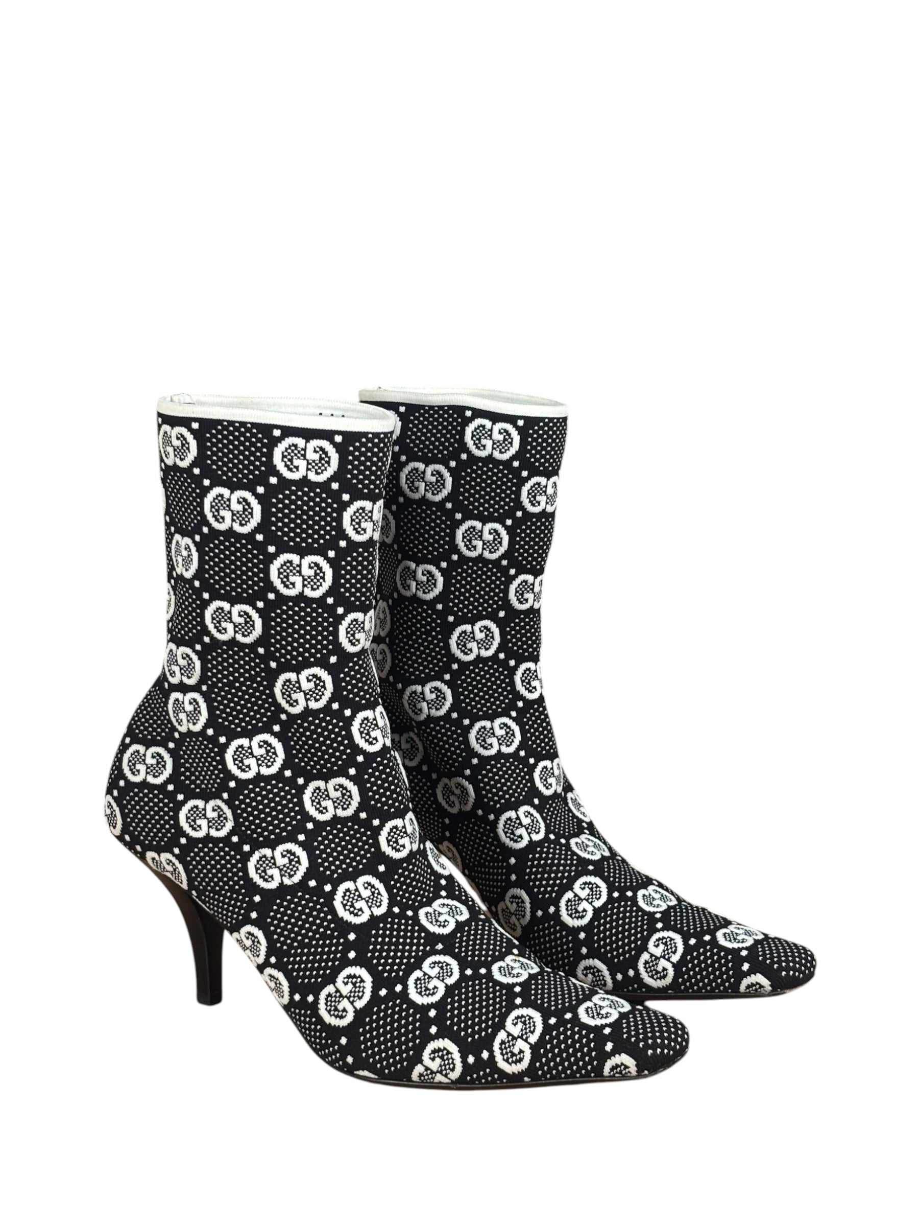 Gucci GG Jersey Knit Boots
