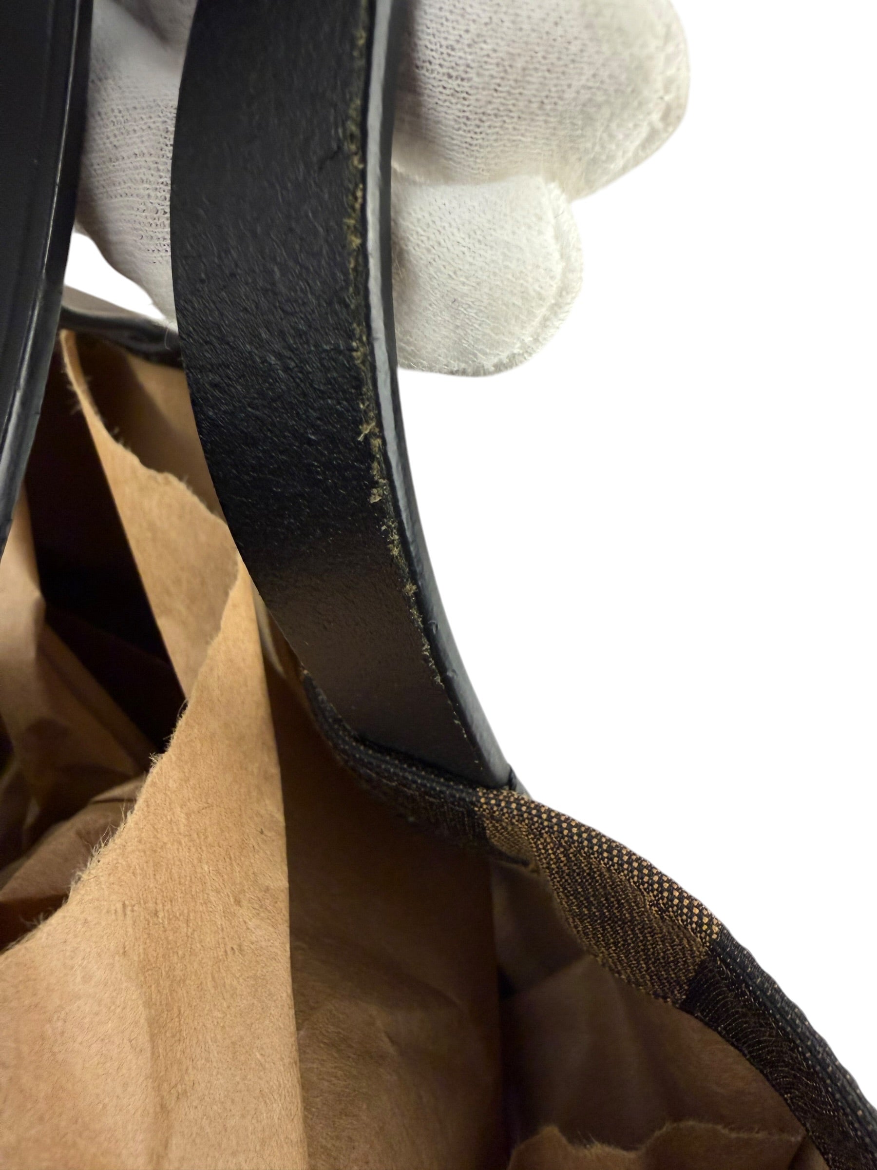 Fendi Pequin Canvas Tote Bag