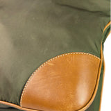 Prada Green/Brown Nylon/Leather Trim Crossbody Bag
