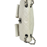 Chanel White Quilted Leather Multi-pocket Flap Bag 2007