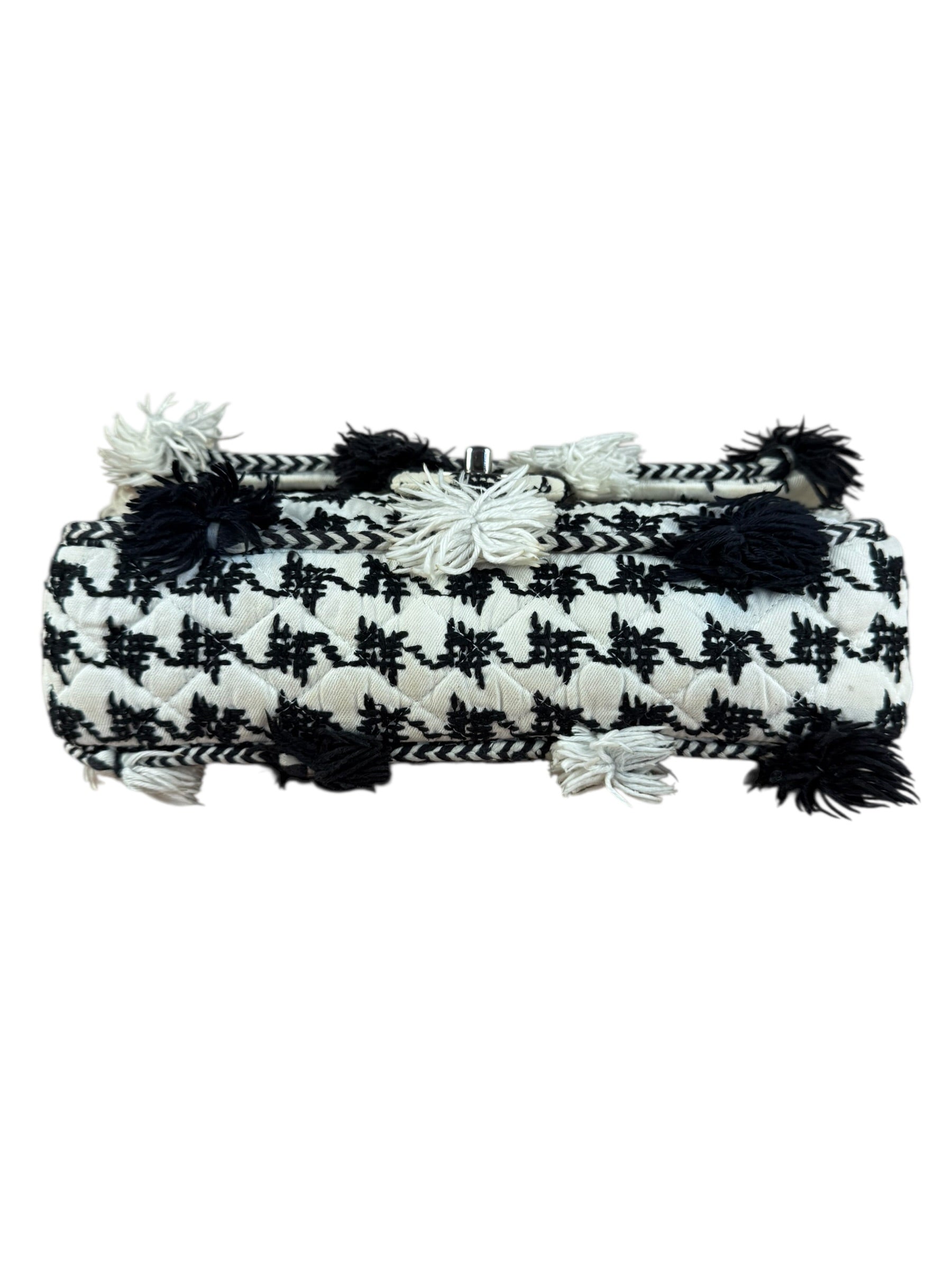 Chanel Tweed Woven Medium Classic Double Flap Bag 2014