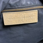Balenciaga Olive Lambskin Velo Moto Two-Way Bag