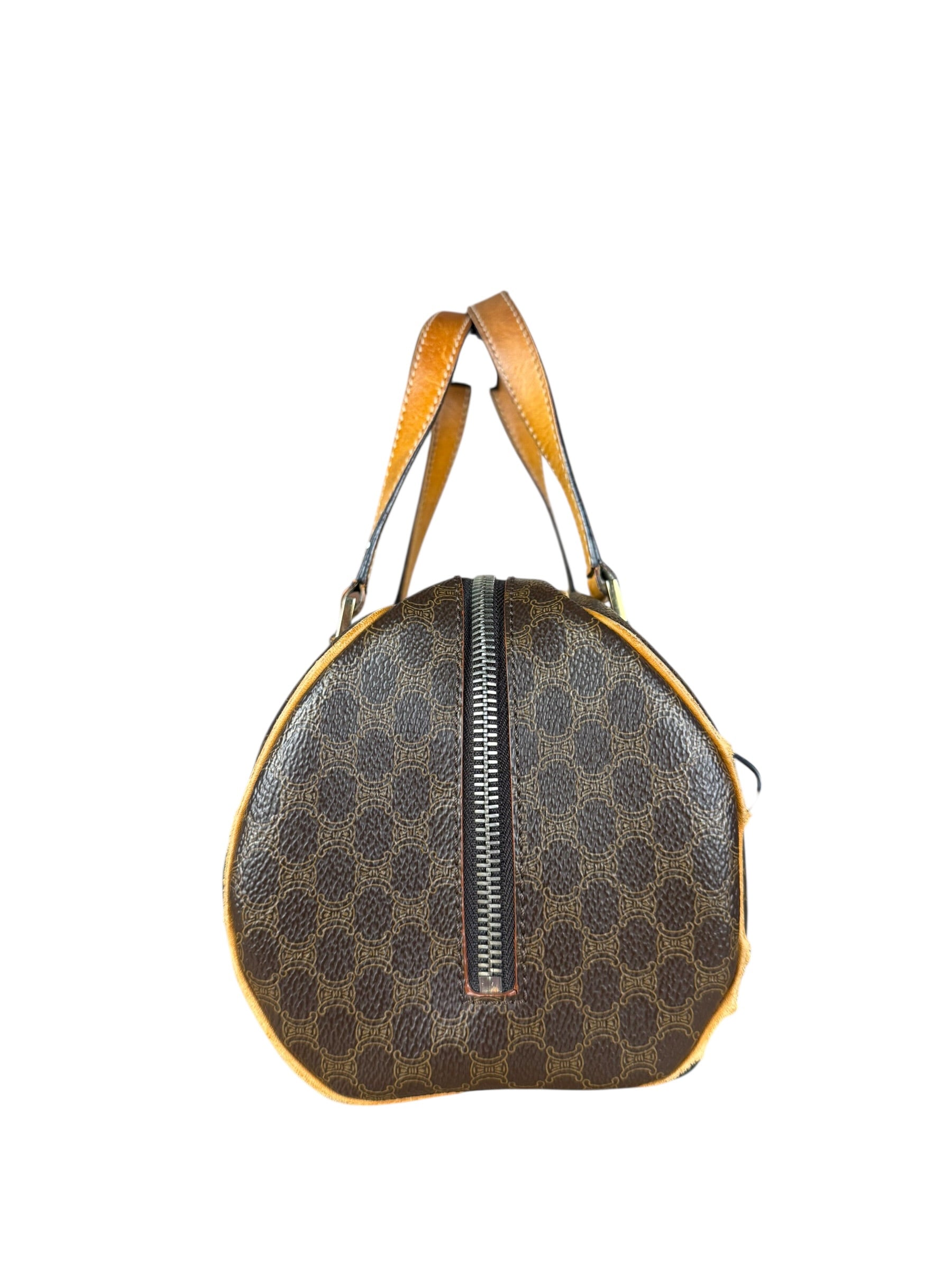 Celine Vintage Macadam Bowler Bag (Exposed Piping)