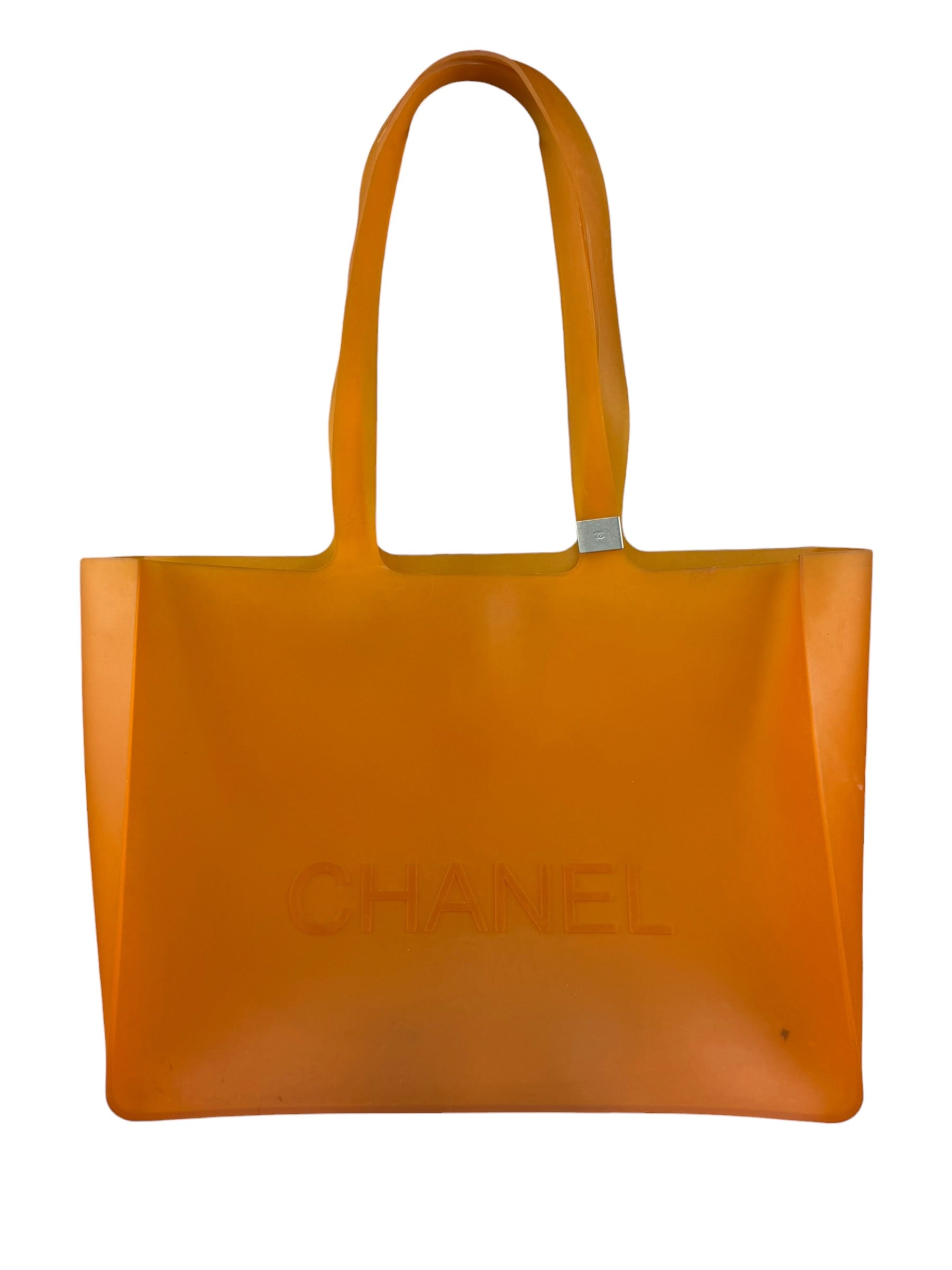 Chanel Orange Jelly Tote