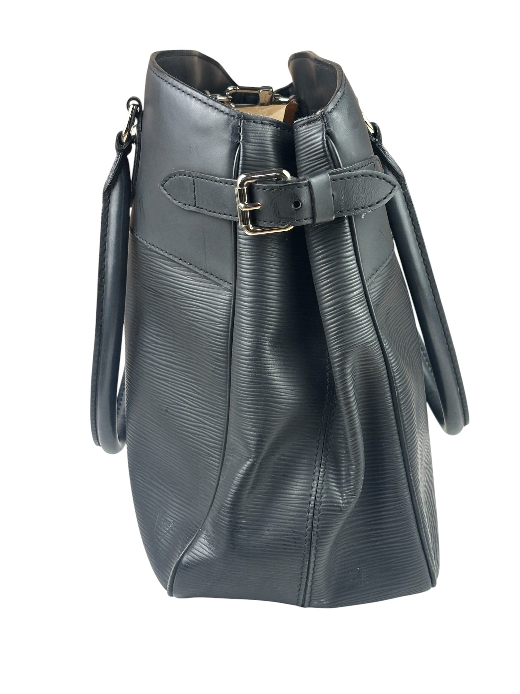Louis Vuitton Black Epi Leather Passy Tote GM