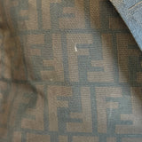Fendi Black Zucca Canvas Chef Shoulder Bag