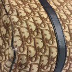 Christian Dior Brown Leather Trotter Boston Handbag