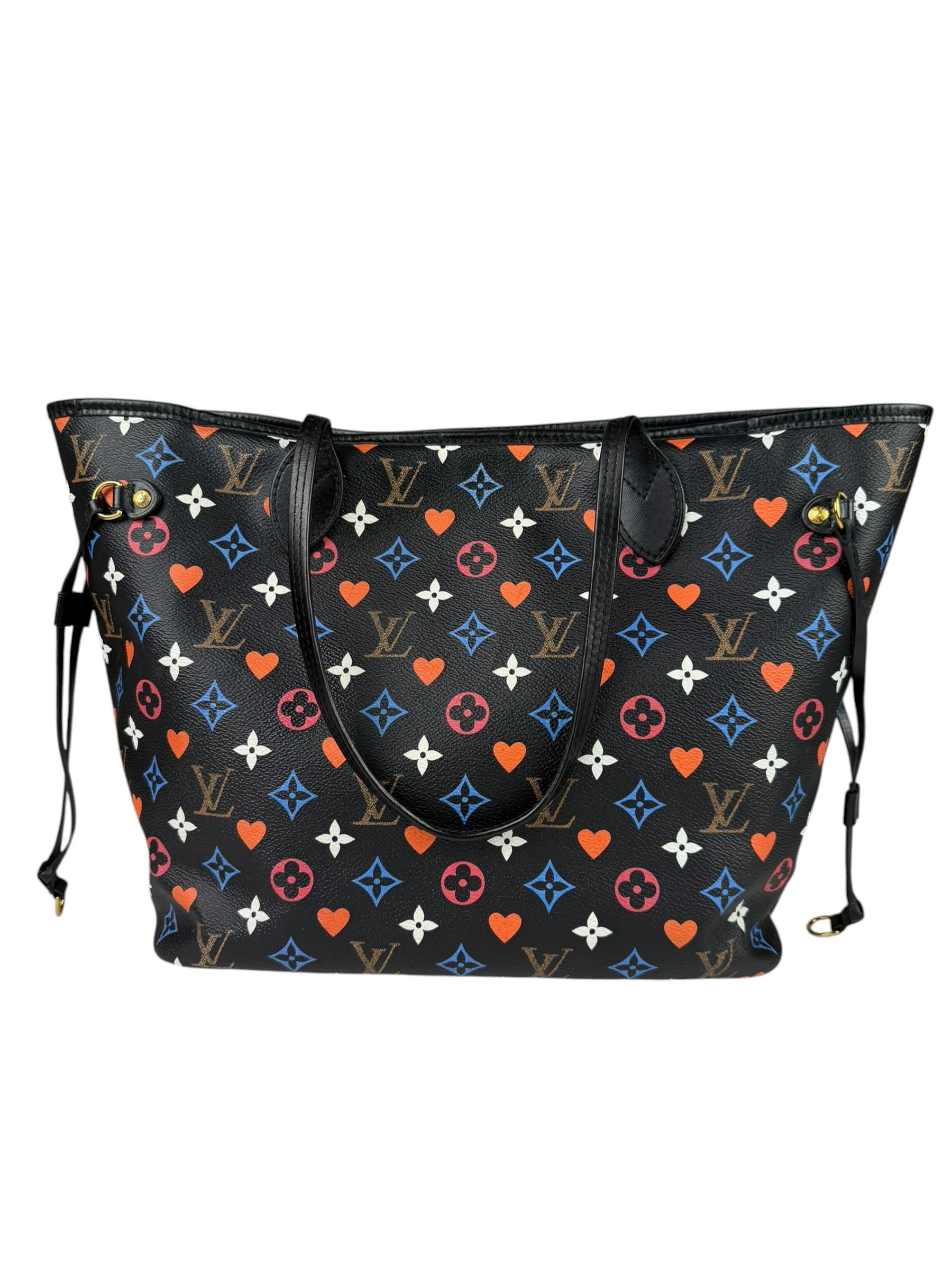 Louis Vuitton Black 'Game On' MM Neverfull Tote Bag