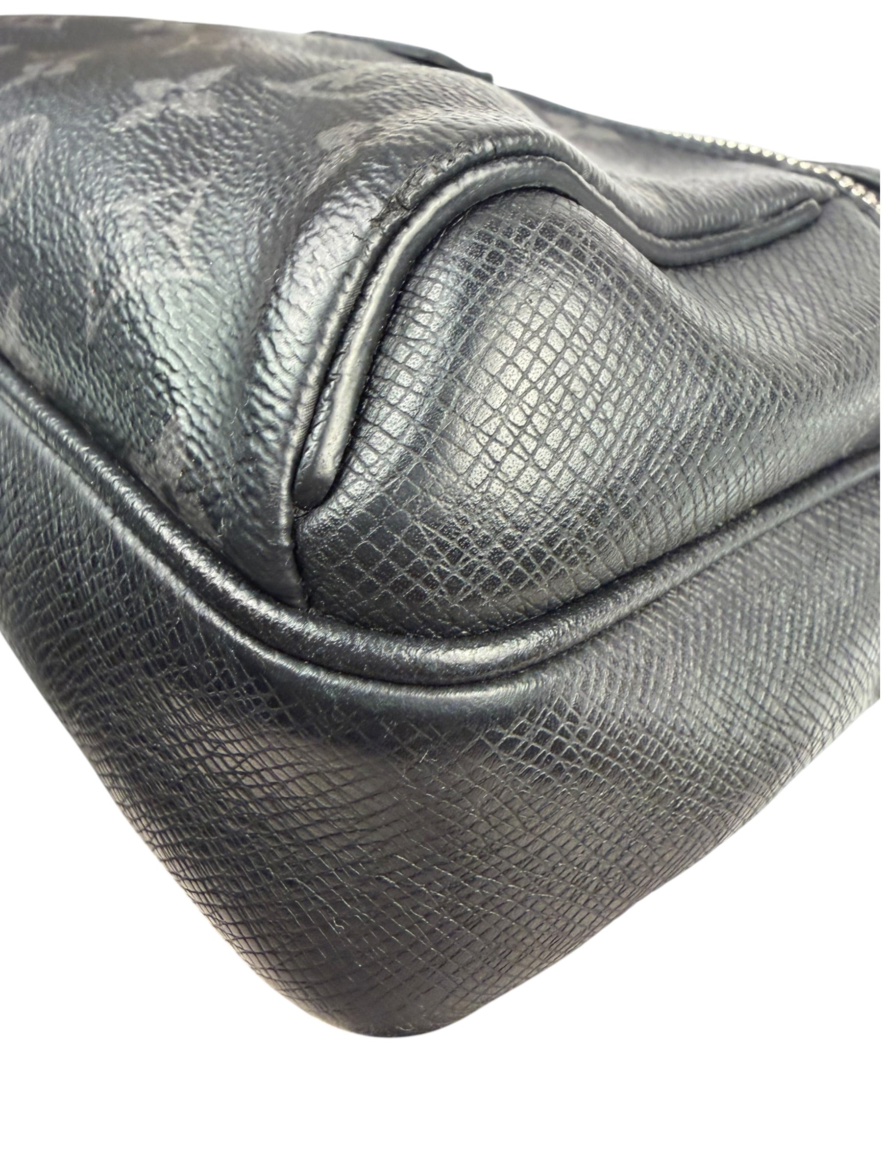 Louis Vuitton Black Monogram Taigarama Outdoor Messenger Bag