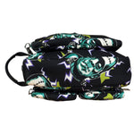 Prada Multicolor Nylon Leather Trim Frankenstein Print Pouch