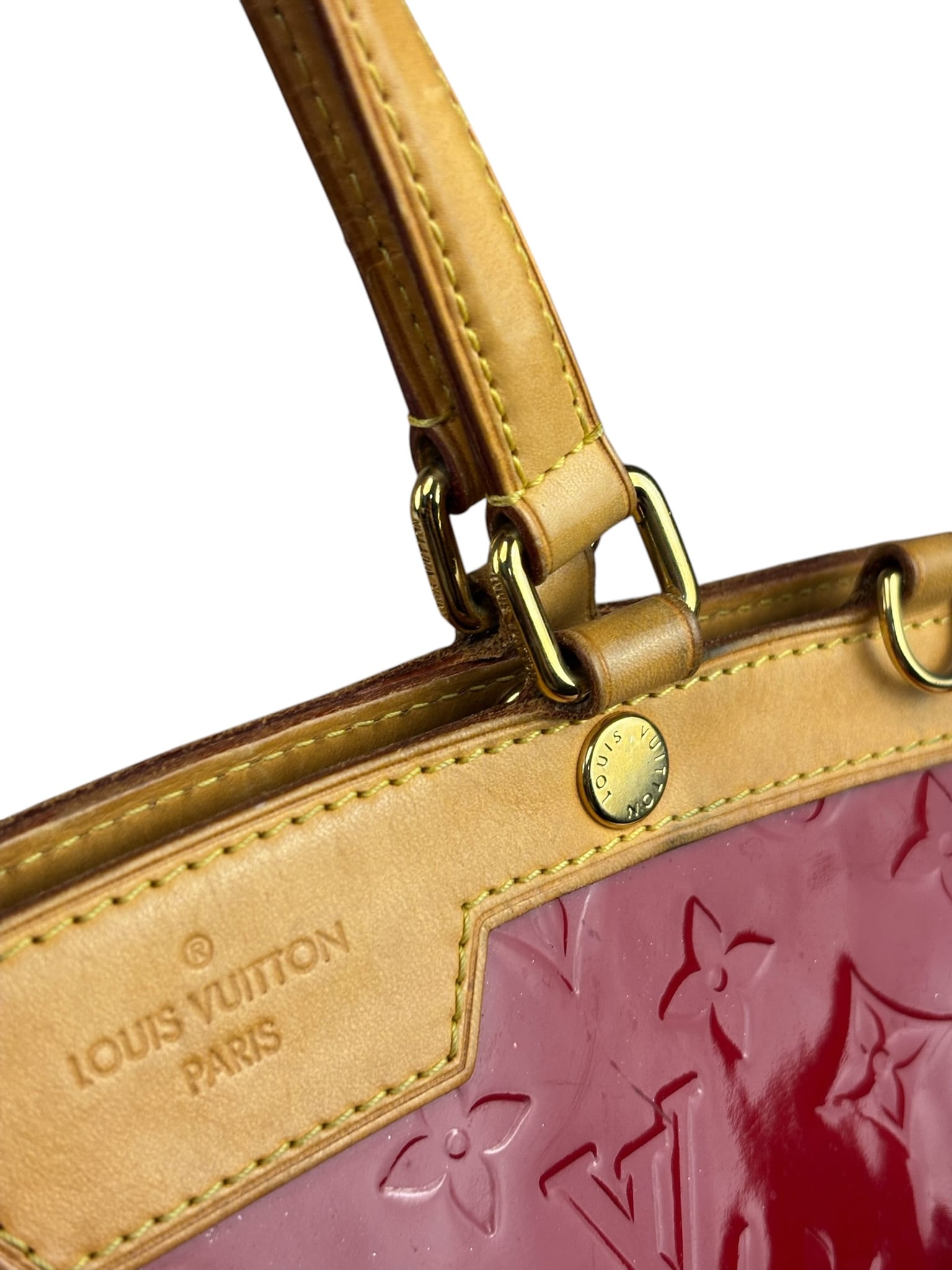 Louis Vuitton Red Vernis Brea Two-Way Bag PM