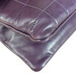 Chanel Purple Lambskin Ball Button Flap 2001