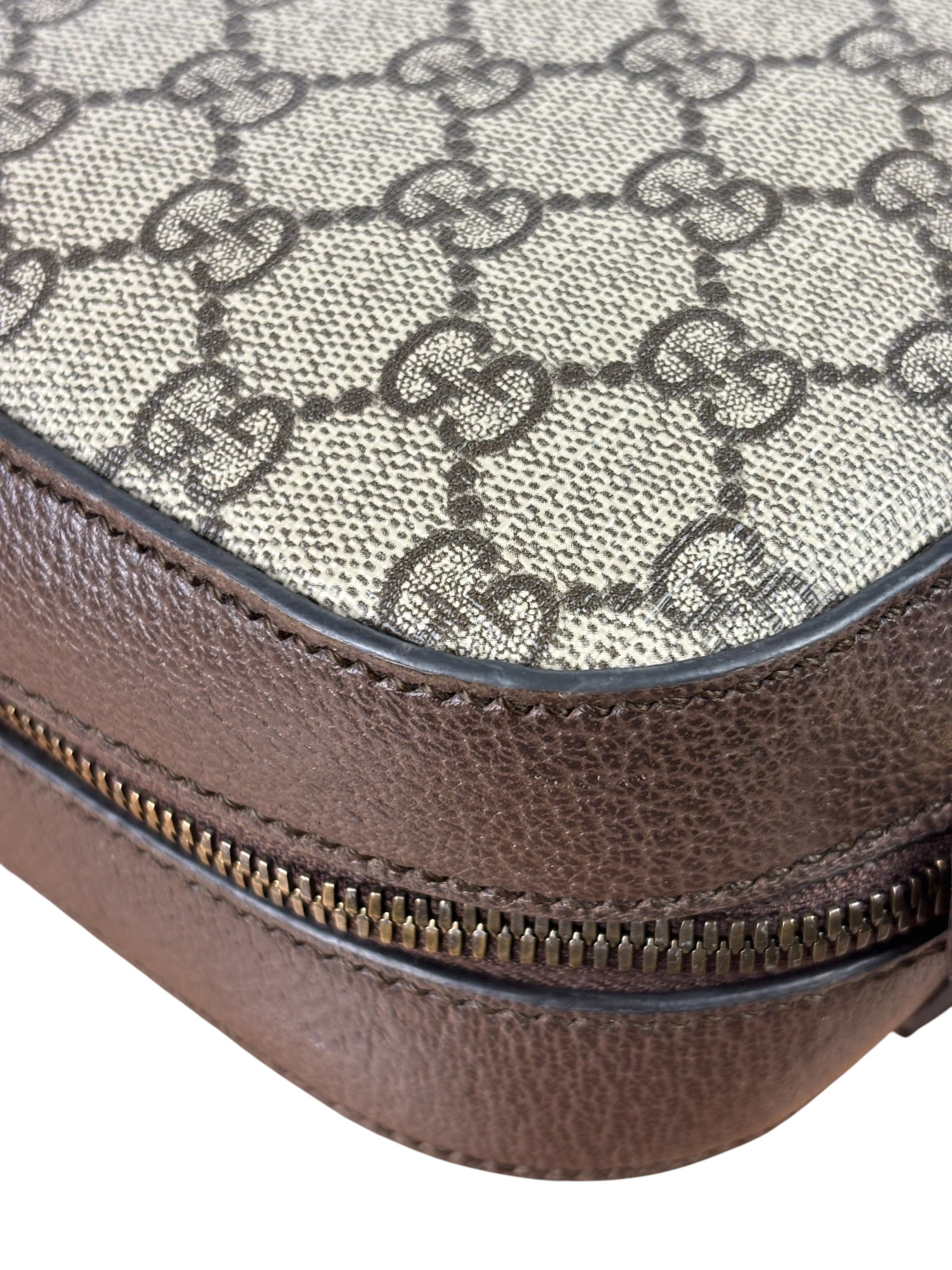 Gucci Vintage Brown GG Neo Crossbody Bag