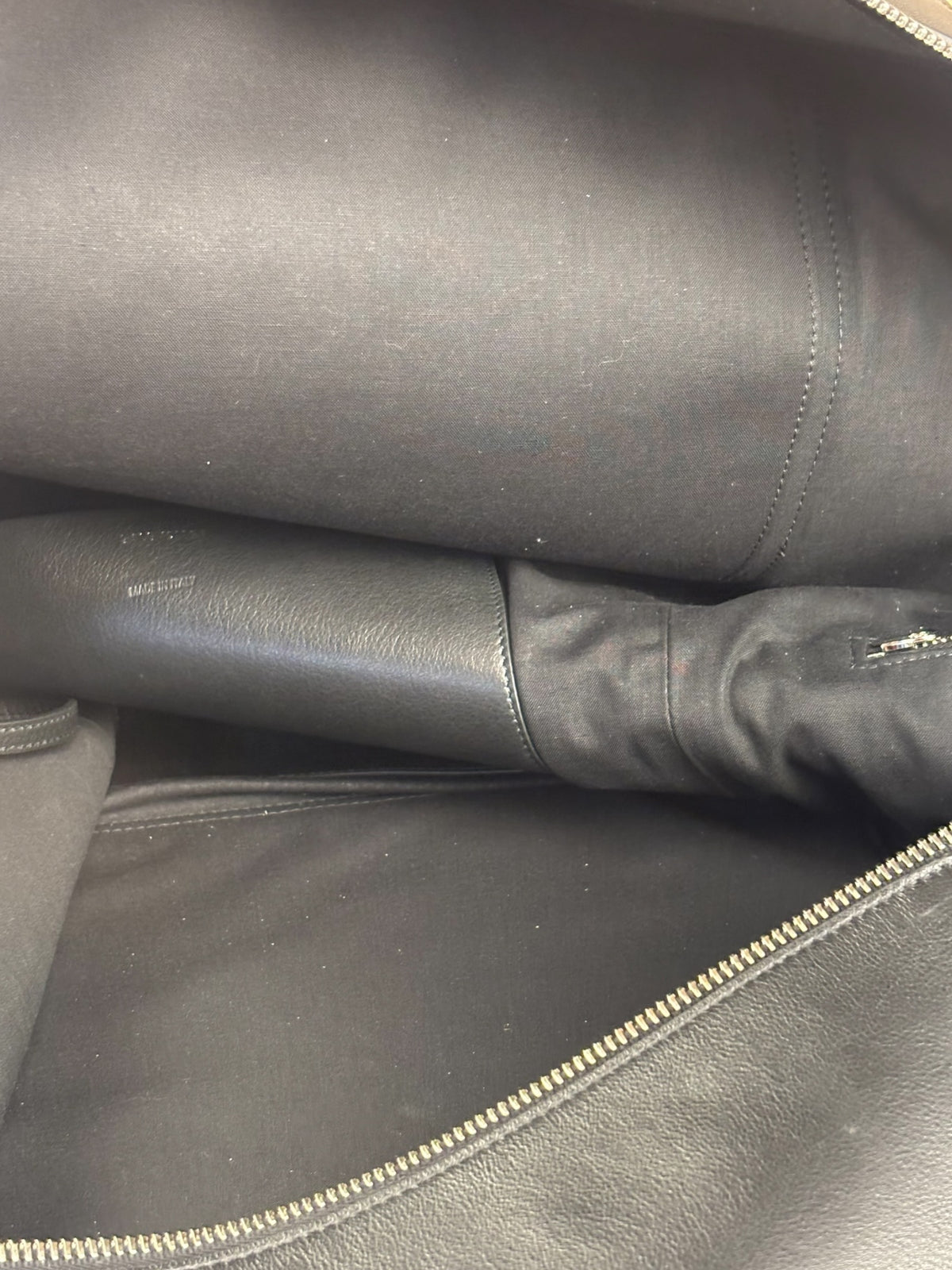 Balenciaga Black Leather Giant Box Bag