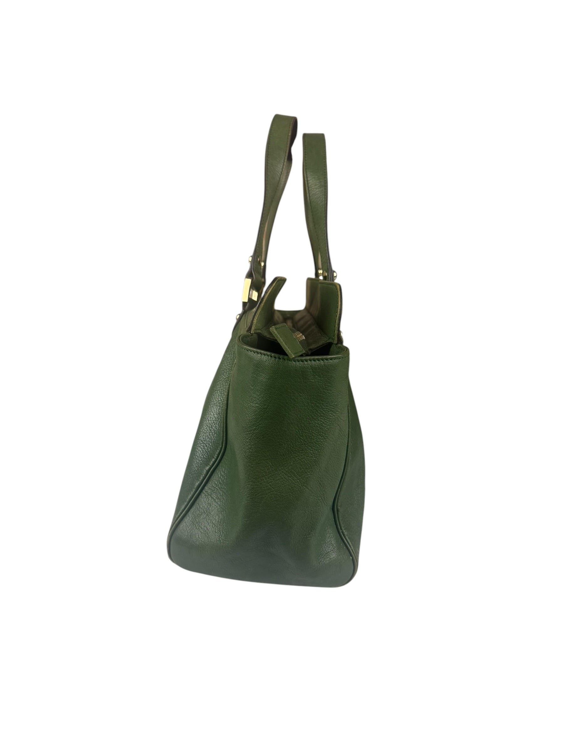 Gucci Green Leather Blondie Shoulder Bag