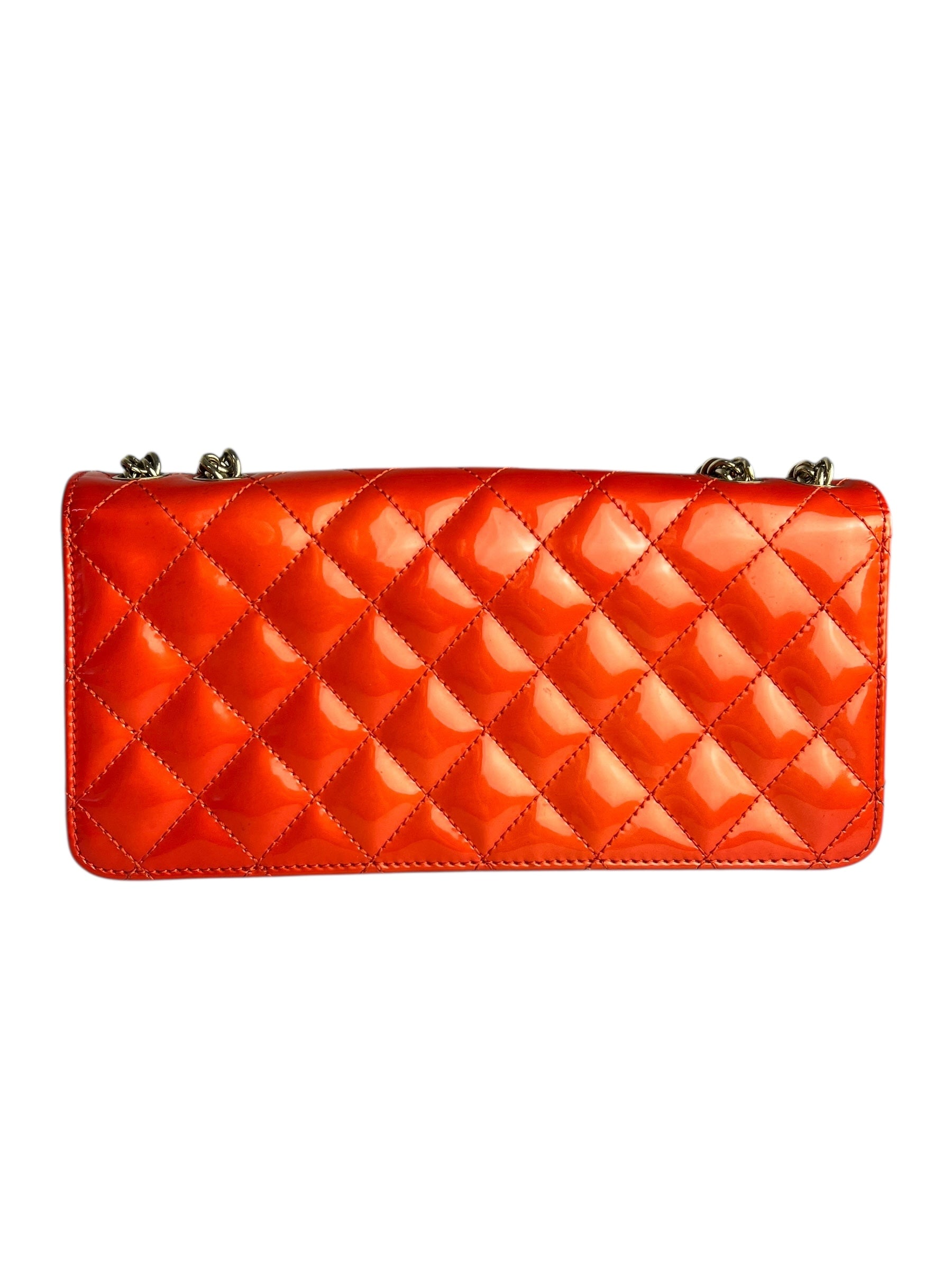 Chanel Red Metallic Evening Star Flap Bag 2008