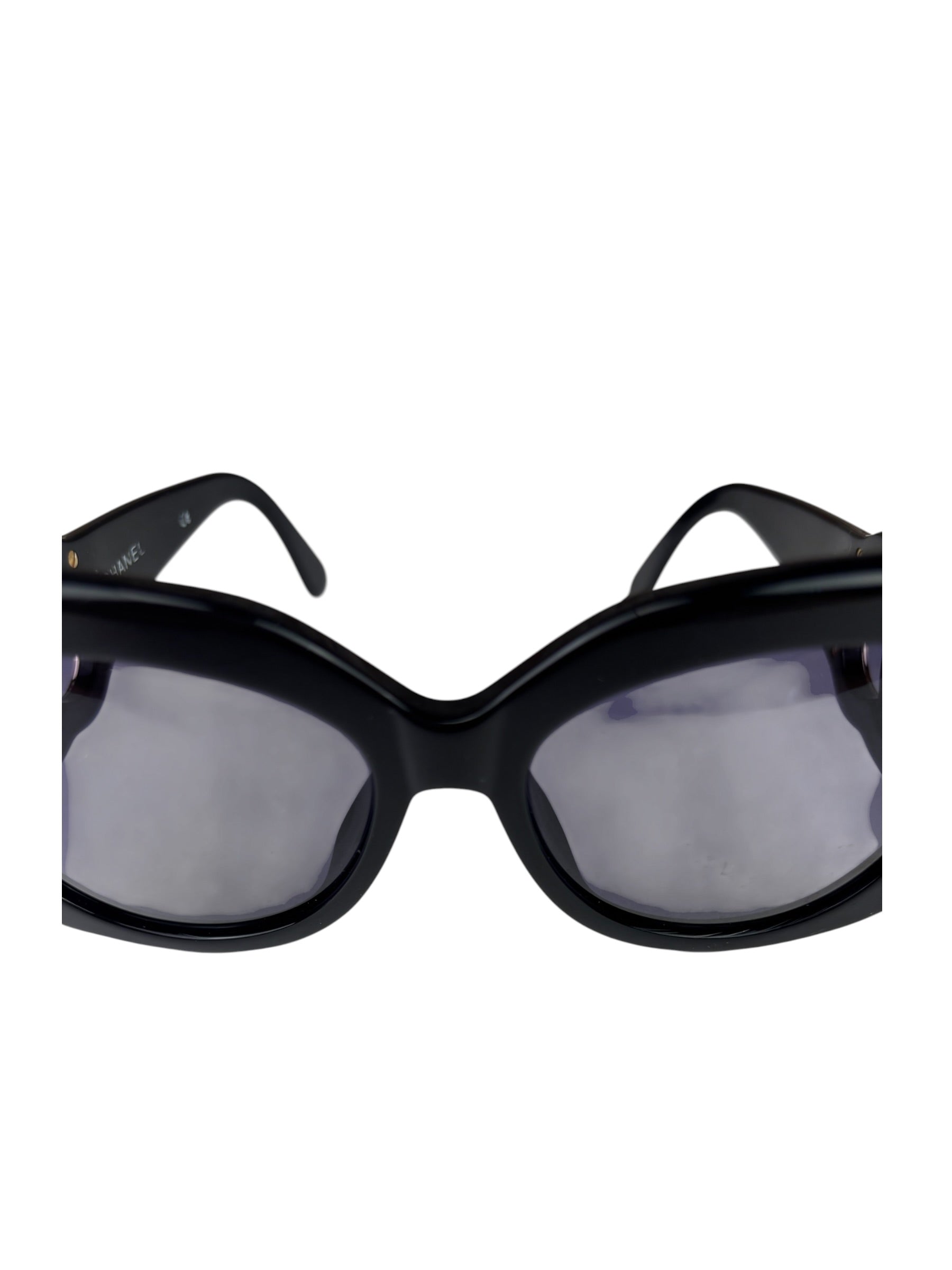 Chanel Black Oversized Sunglasses