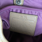 Coach Beige Maggie Croc Handbag