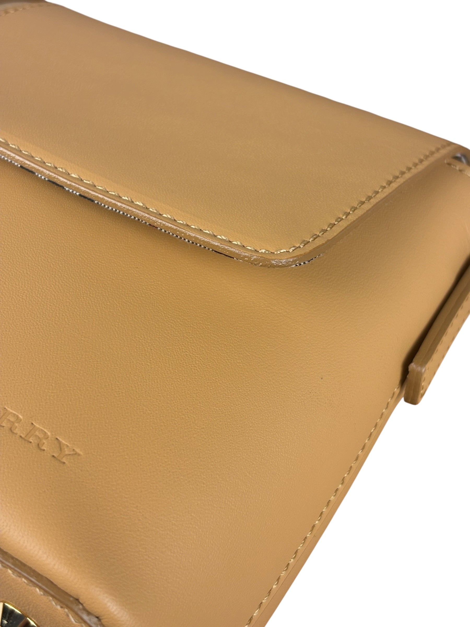 Burberry Brown Leather Shoulder Bag