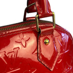 Louis Vuitton Red Vernis Alma BB Handbag