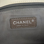 Chanel Bicolor Medium Leather Flap Bag Beige '08