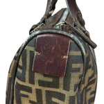 Fendi Vintage FF Zucca Print Mini Boston Handbag