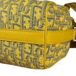 Christian Dior Yellow Oblique Canvas Lingot 22 Shoulder Bag