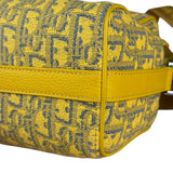 Christian Dior Yellow Oblique Canvas Lingot 22 Shoulder Bag