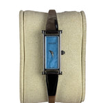 Gucci Vintage Light-Blue Dial Bangle Watch 1500L