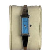Gucci Vintage Light-Blue Dial Bangle Watch 1500L
