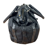 Prada Black Tessuto Nylon/Nappa Leather Waves Two-Way Bag
