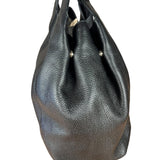 Gucci Black Leather Horsebit Flap Shoulder Bag