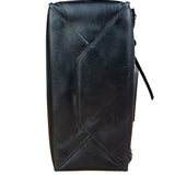 Balenciaga Black Leather papier A4 Tote Bag