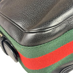 Gucci Black Leather Heritage Horsebit Hobo Bag