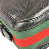 Gucci Black Leather Heritage Horsebit Hobo Bag