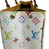 Louis Vuitton White Murakami Aurelia MM Tote Bag