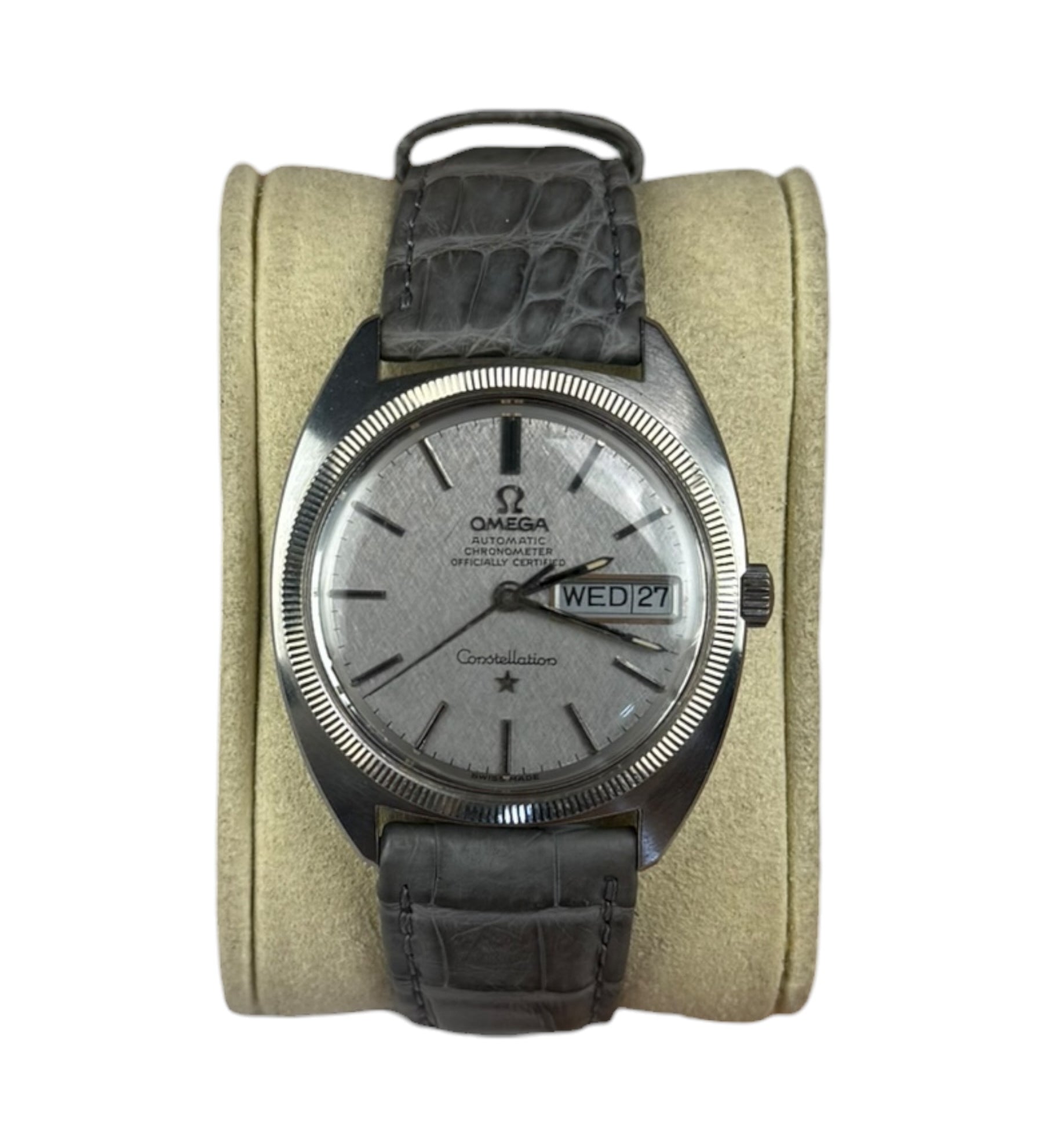 Omega Constellation Silver Linen Dial Day/Date 1969