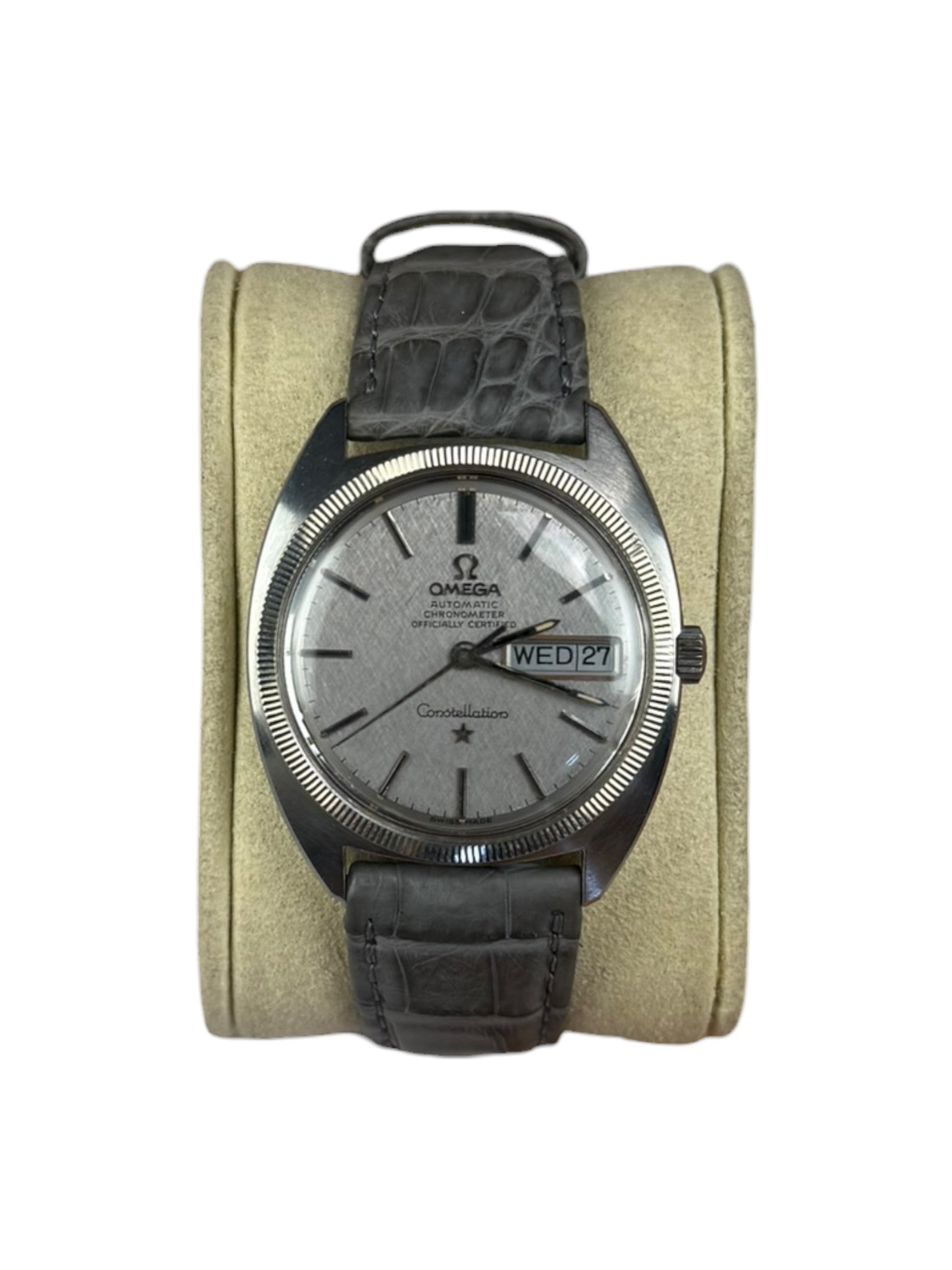 Omega Constellation Silver Linen Dial Day/Date 1969